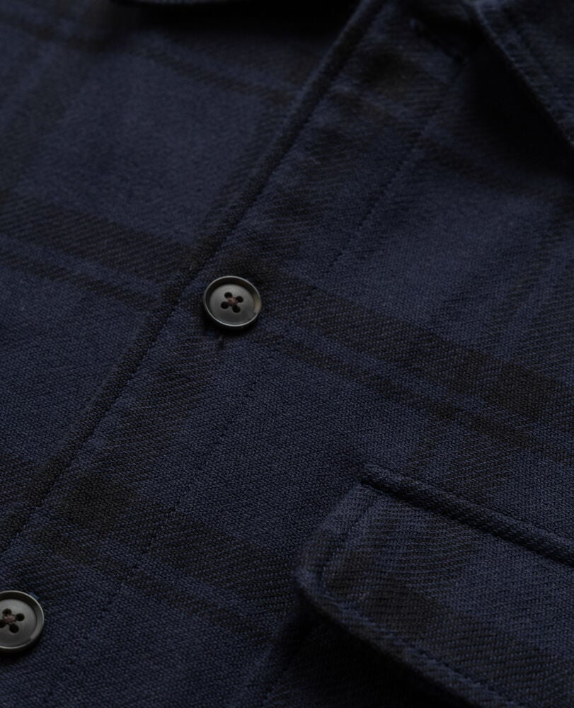 Wadestown Sports Fit Shirt, MIDNIGHT, Detail 2