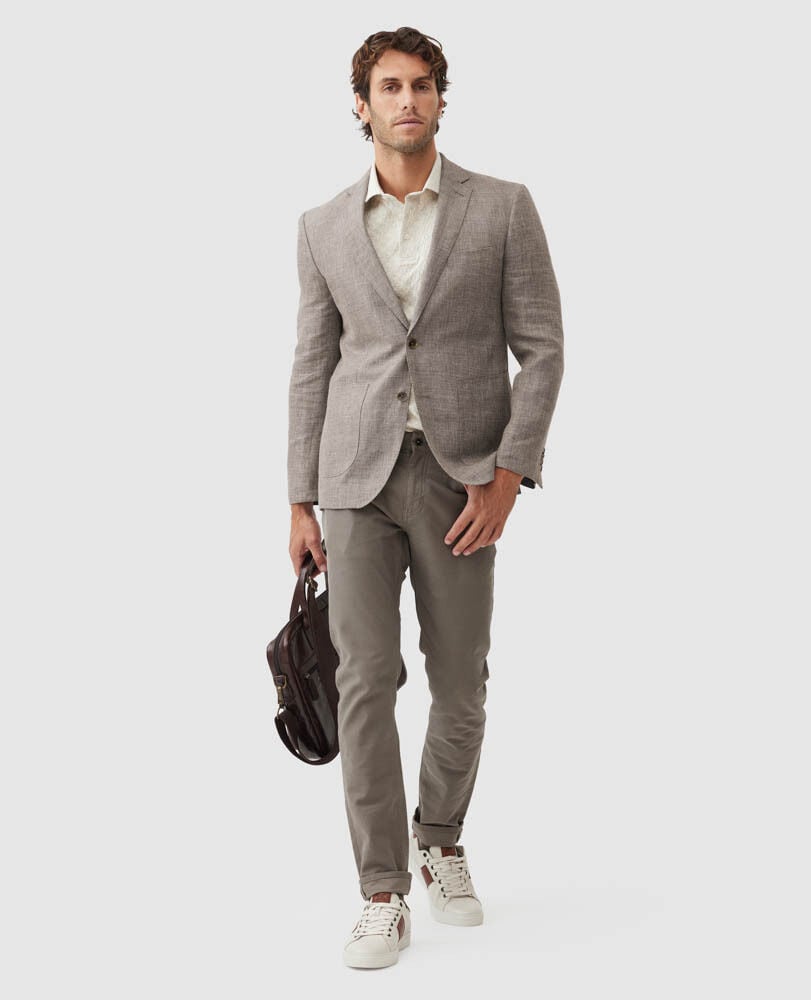 The Cascades Sports Fit Jacket, MINK, Off Front