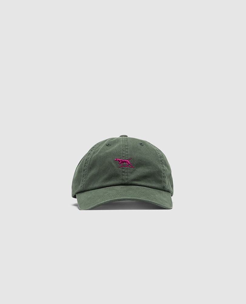 Casquette Gunn, GRIS FONC&Eacute;/MAGENTA, Front