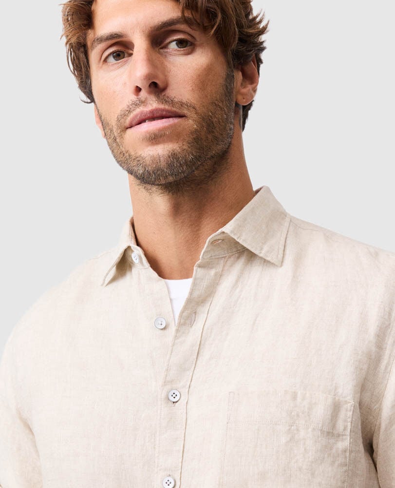 Chemise coupe sportive Palm Beach, FLOCON D&rsquo;AVOINE, Detail 3