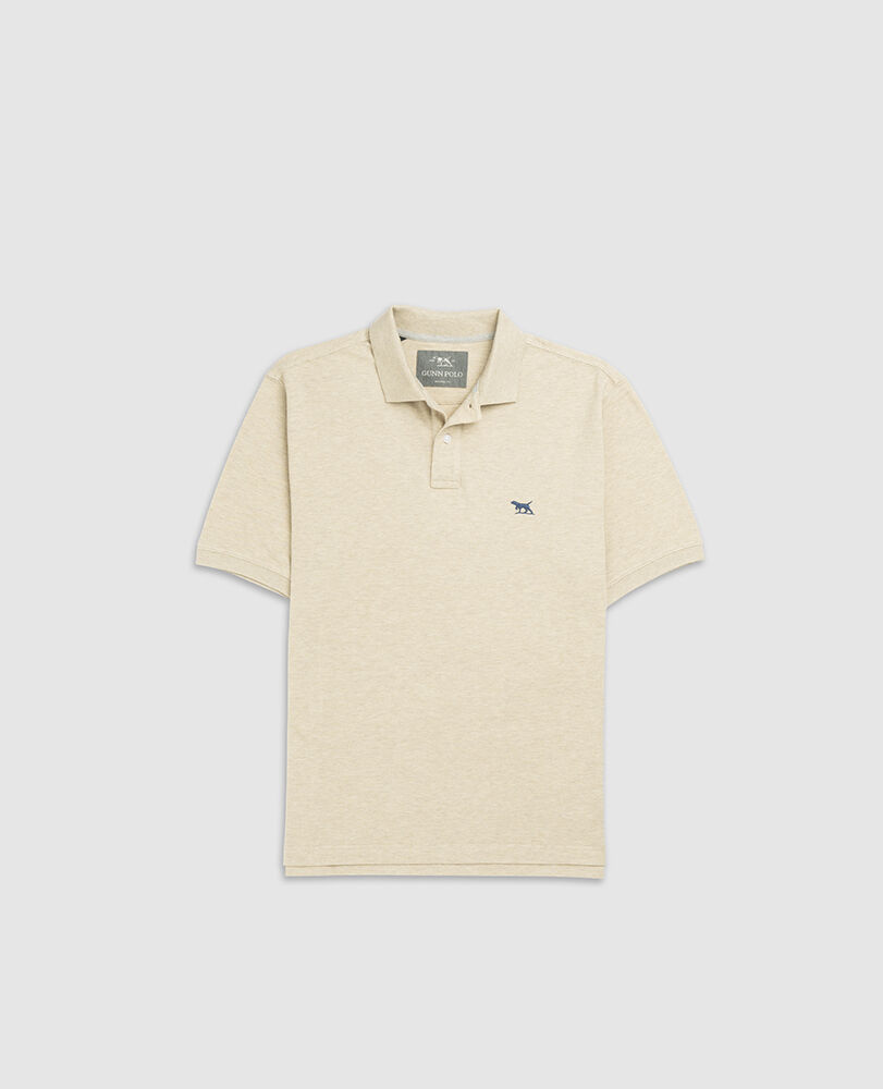 The Gunn Original Fit Polo, HAFER, Flat Lay