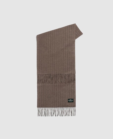 Strafford Terrace Scarf, TAUPE PIN STRIPE
