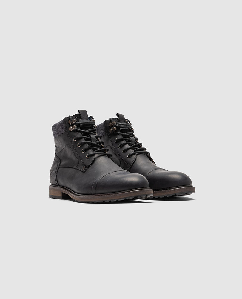 Bottines militaires Dobson Cc, ONYX DÉLAVÉ