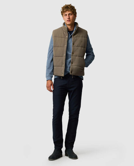 Long Sleeve Sports Fit Gunn Polo, CHAMBRAY