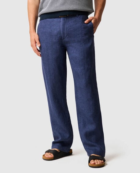 Resort Linen Pant, MARINE