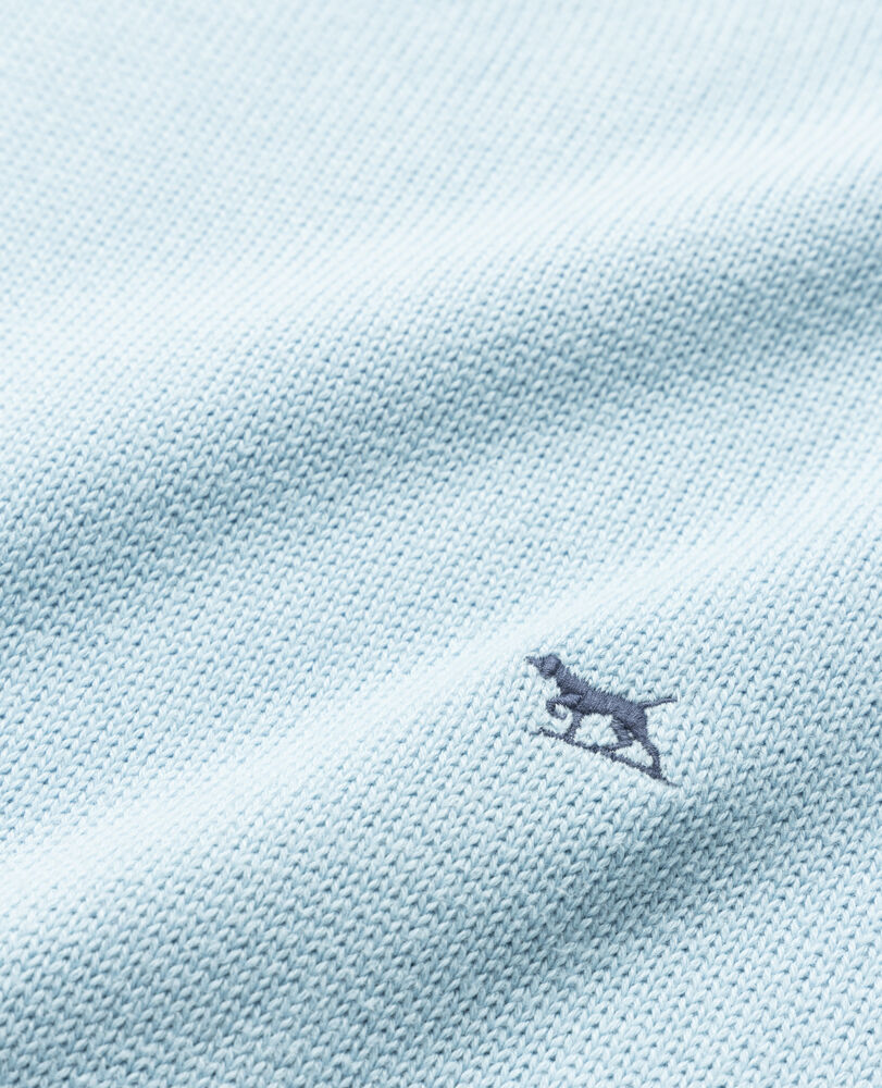 Gunn Crew Sweater, RIVIERA, Flat Lay