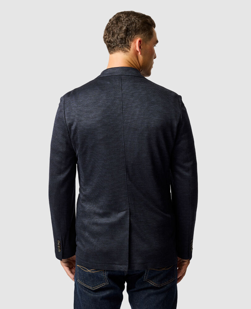 Moorefield Sports Fit Jacket, INDIGO, Back