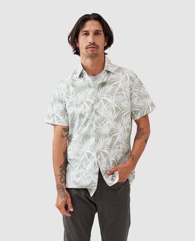 Montcalm Sports Fit Shirt, FATIGUE, Front