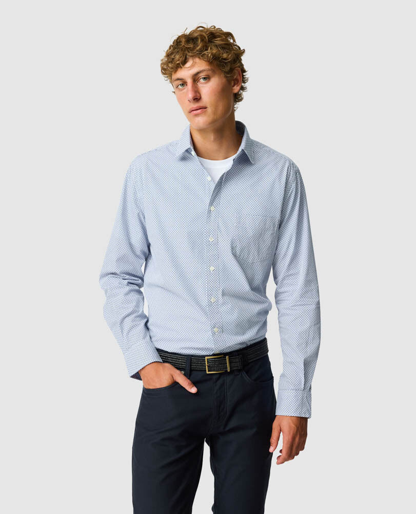 Edbrooke Hill Shirt, SKY, Front