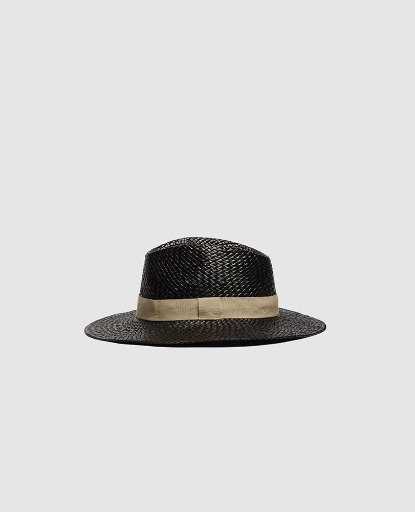 Halcombe Hat, BLACK/SABBIA, Detail 2