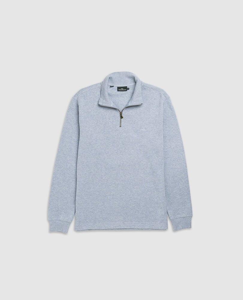 Alton Ave 1/4 Zip Sweat, SEA BREEZE, Flat Lay