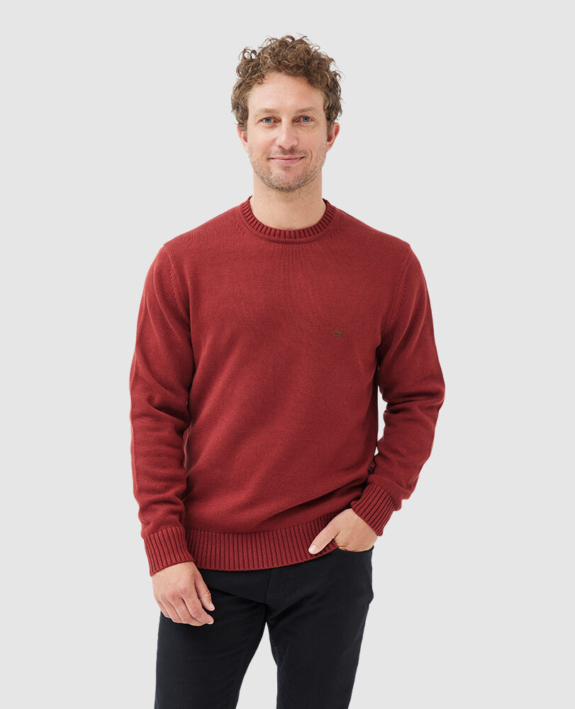 Gunn Knit, RUST, Front