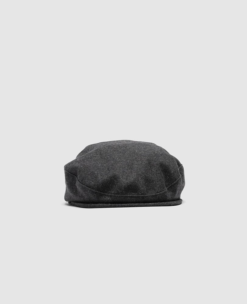 Casquette plate Trafalgar Park, NOIR, Front