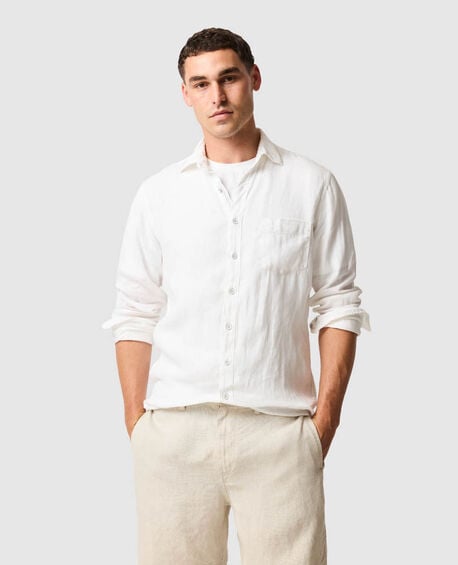 Coromandel Sports Fit Shirt, SNOW