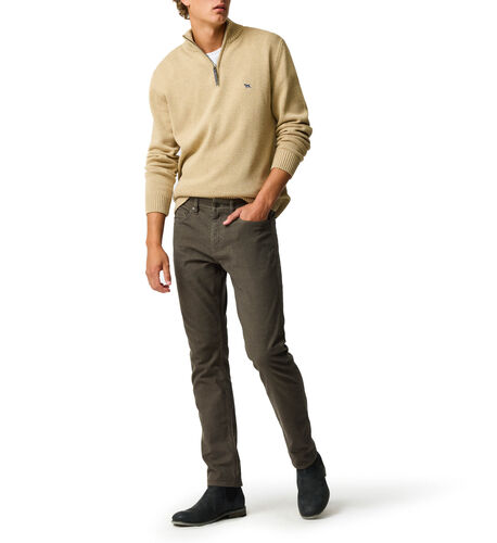 Glenvar Straight Fit Jean, LATTE