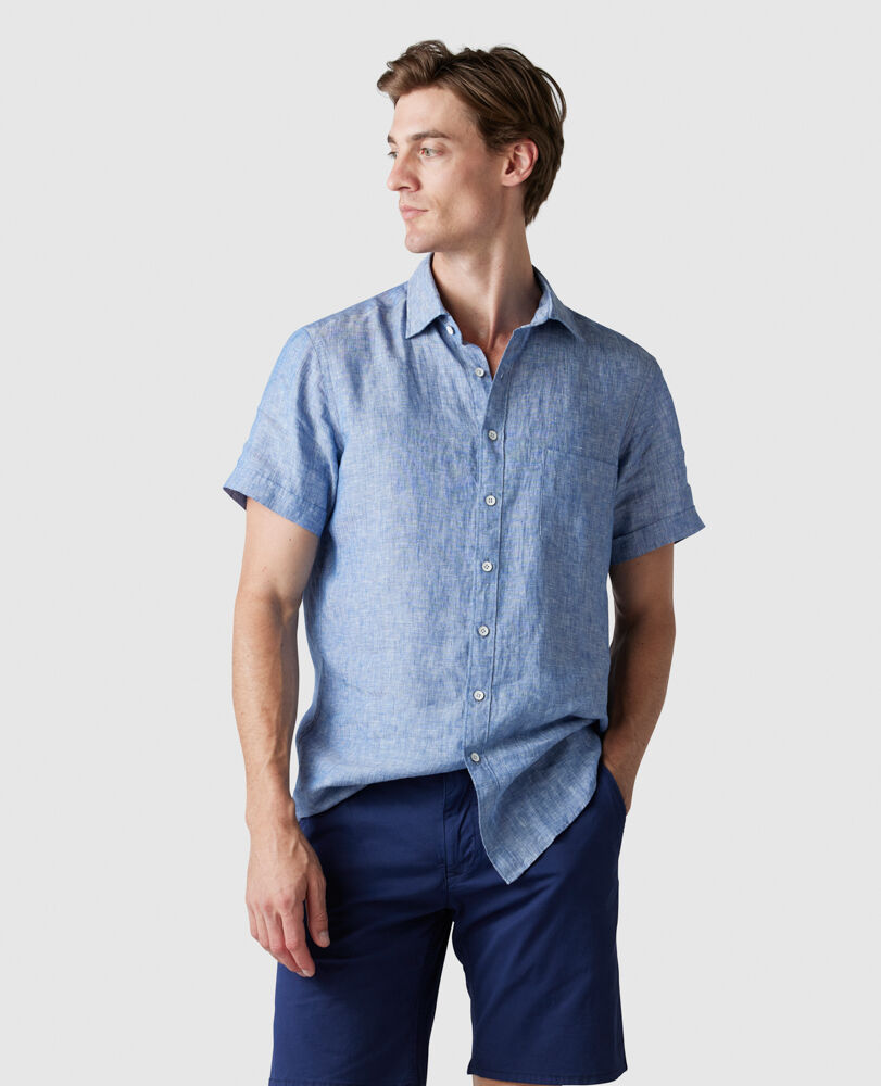 Hemd Ellerslie in sportlicher Passform, DENIM, Front