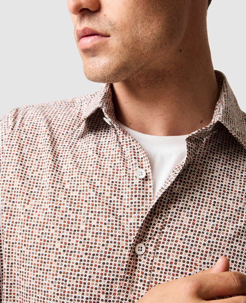 Eastborne Sports Fit Shirt, OLIVE, Detail 3