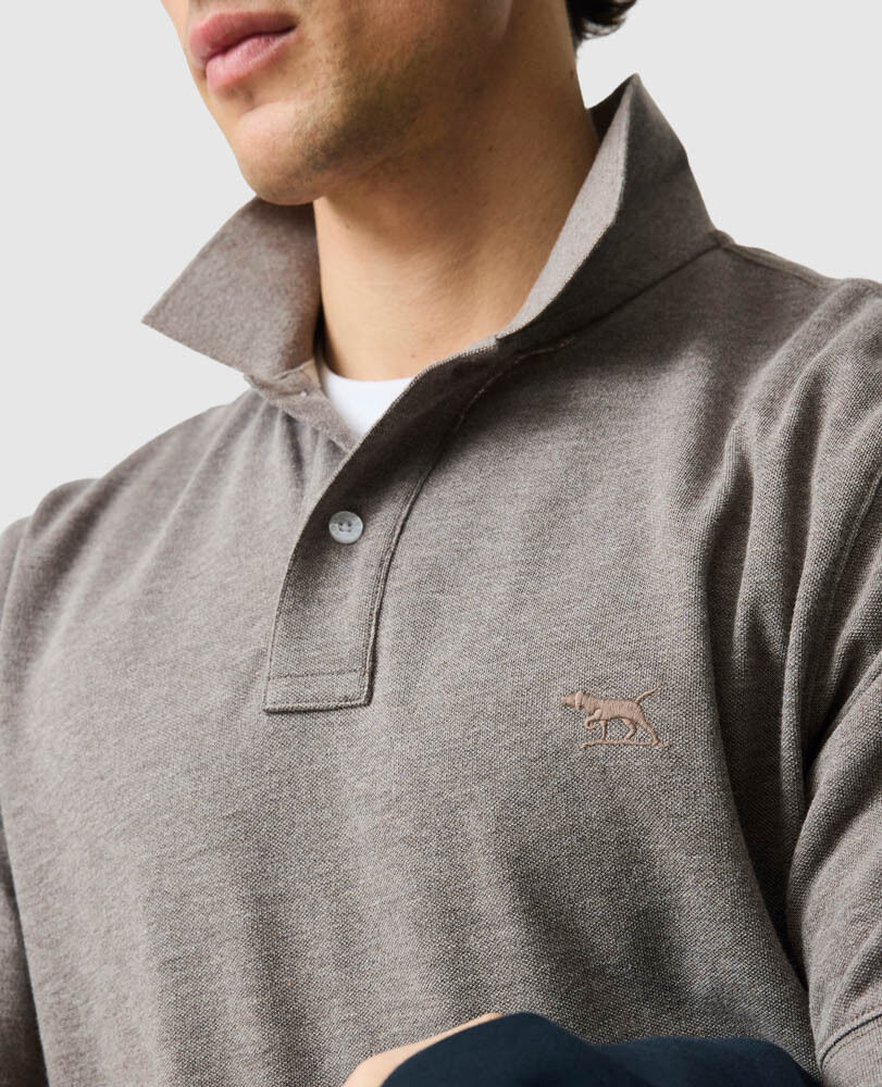 The Gunn Original Fit Polo, MOKKA, Detail 3