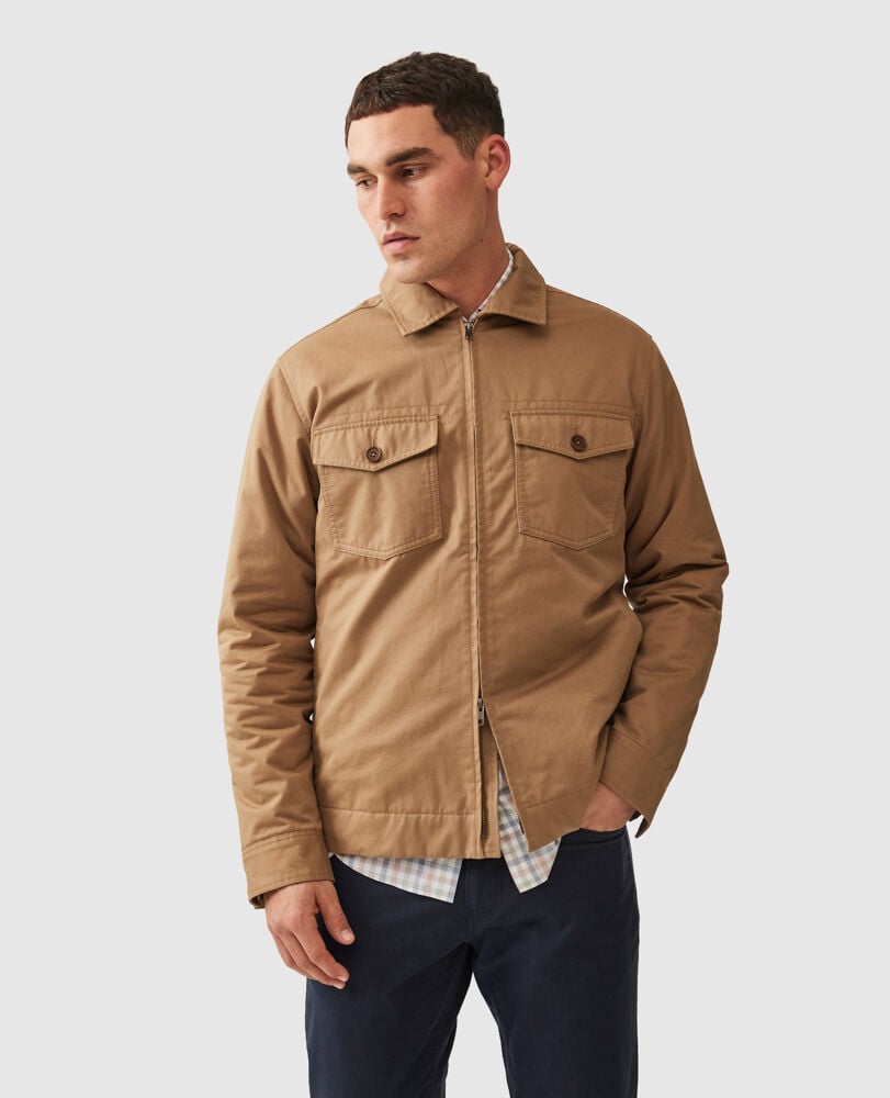 Fordell Jacket, TAN, Front