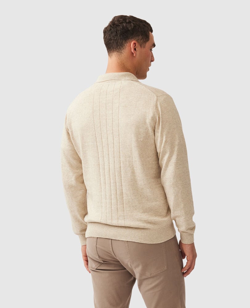 Fortrose Knit, NATURAL, Back