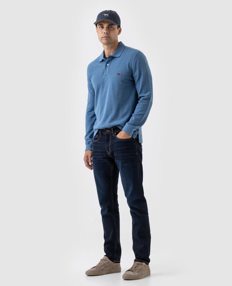Gunn L/S Polo, REGATTA, Off Front