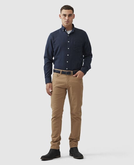 Barrhill Sports Fit Shirt, MARINE