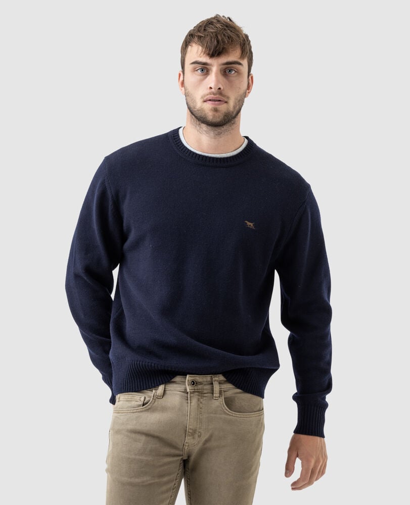 Gibbston Bay Knit, MARINE, Front