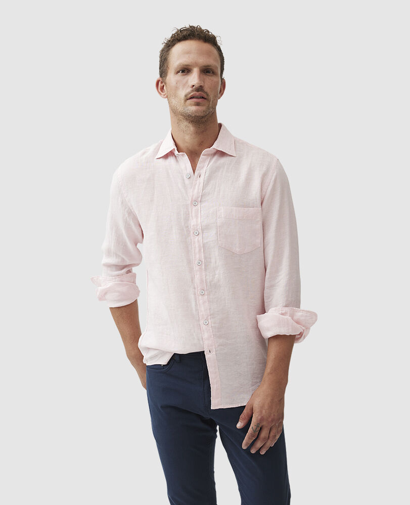 Coromandel Sports Fit Shirt, ROSEWATER, Front