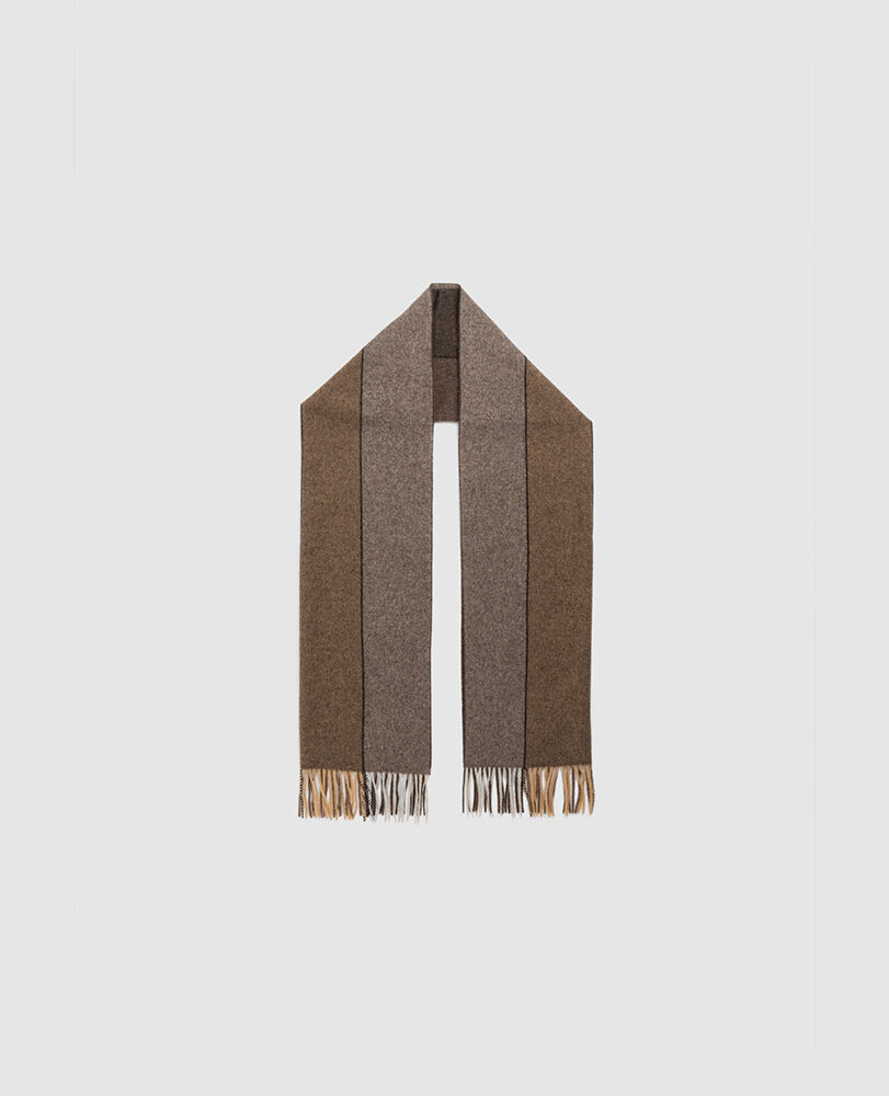 Plymouth Scarf, EARTH MULTI, Off Front