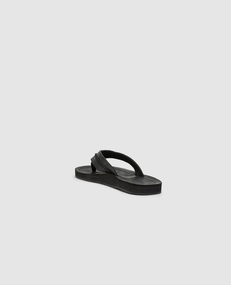 Piha Jandal · Black 43, BLACK, Flat Lay