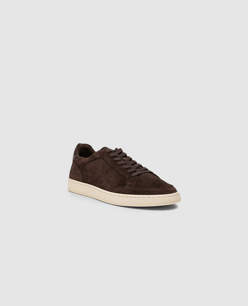 Sussex Street Sneaker, CHOCOLATE, Off Front