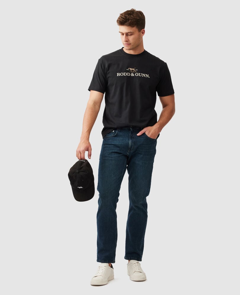 The Peaks Logo Tee, ONYX, Off Front