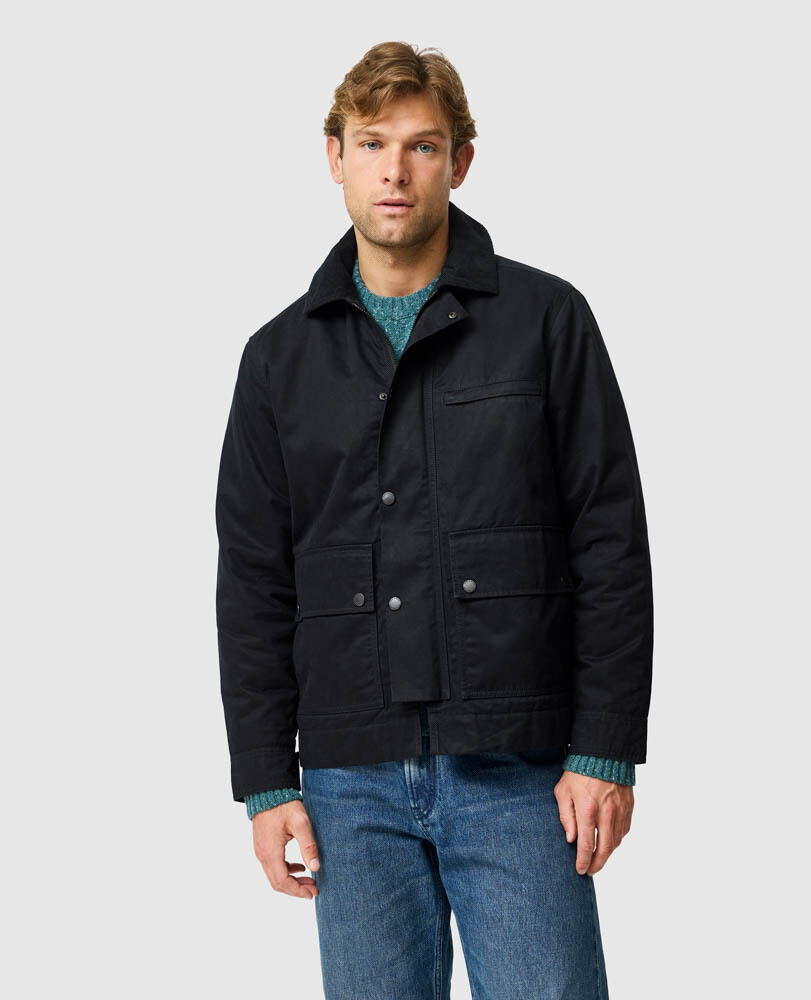 Mount Eden Jacket, BLACK, Front