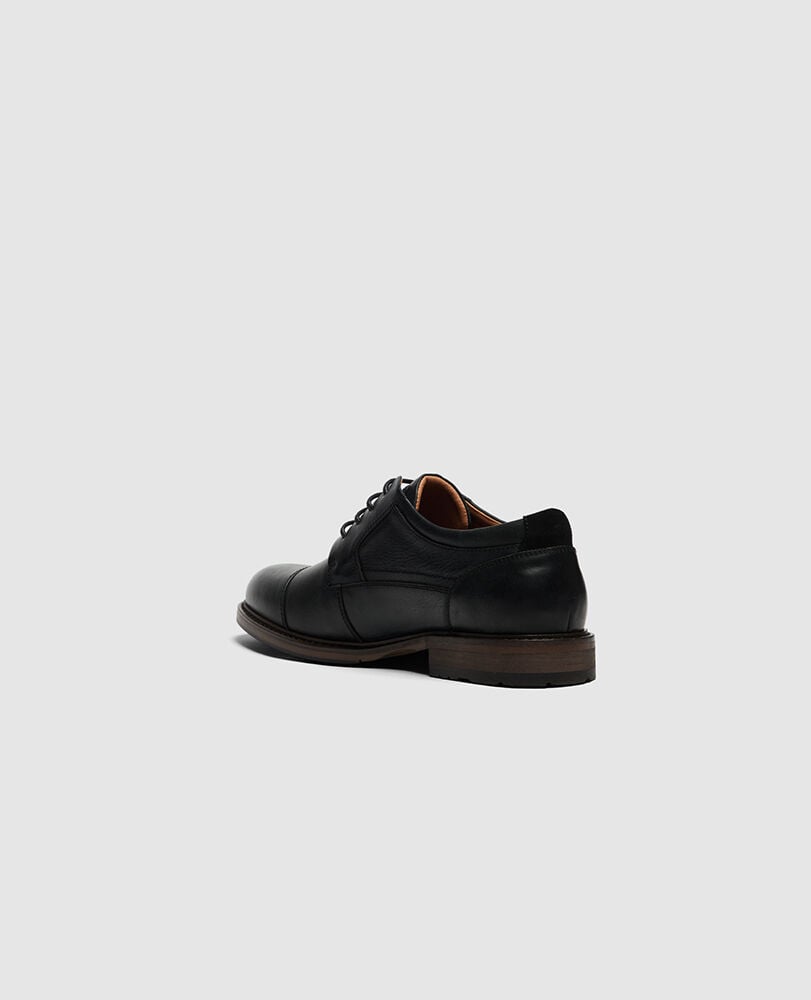 Darfield Derby Shoe, ONYX WASH, Flat Lay