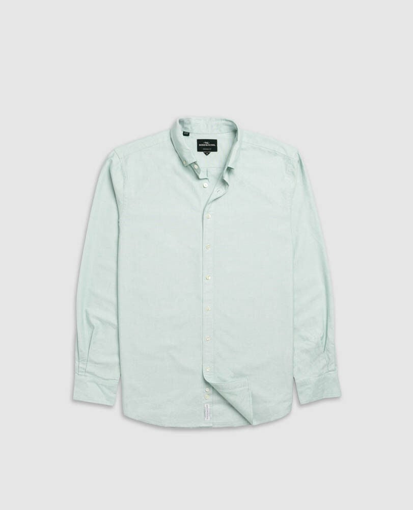 Cambridge Shirt, FERN, Flat Lay