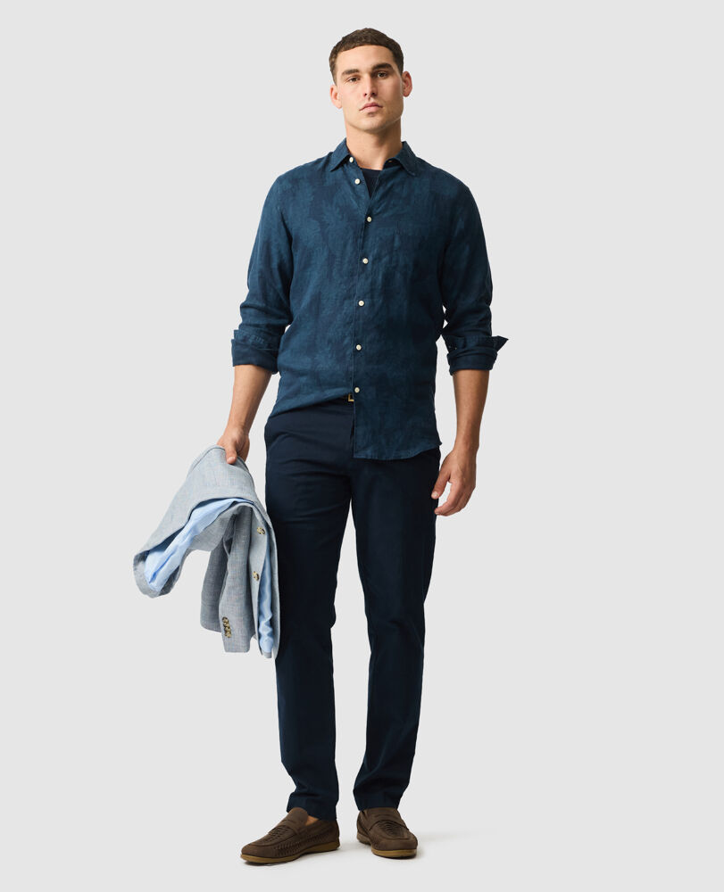 North River Sports Fit Shirt, MIDNIGHT, Off Front