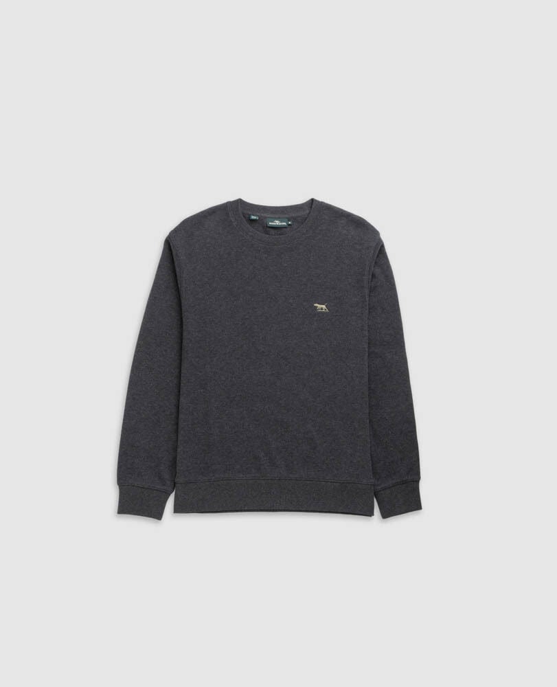 Gunn Crew Neck Sweat, GRAPHITE, Flat Lay