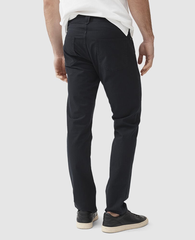 Gunn Straight Fit Jean, ONYX, Back