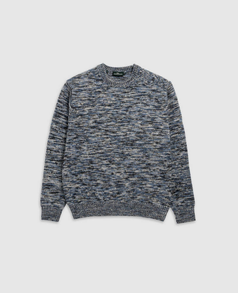 Gainford Knit, INDIGO, Flat Lay