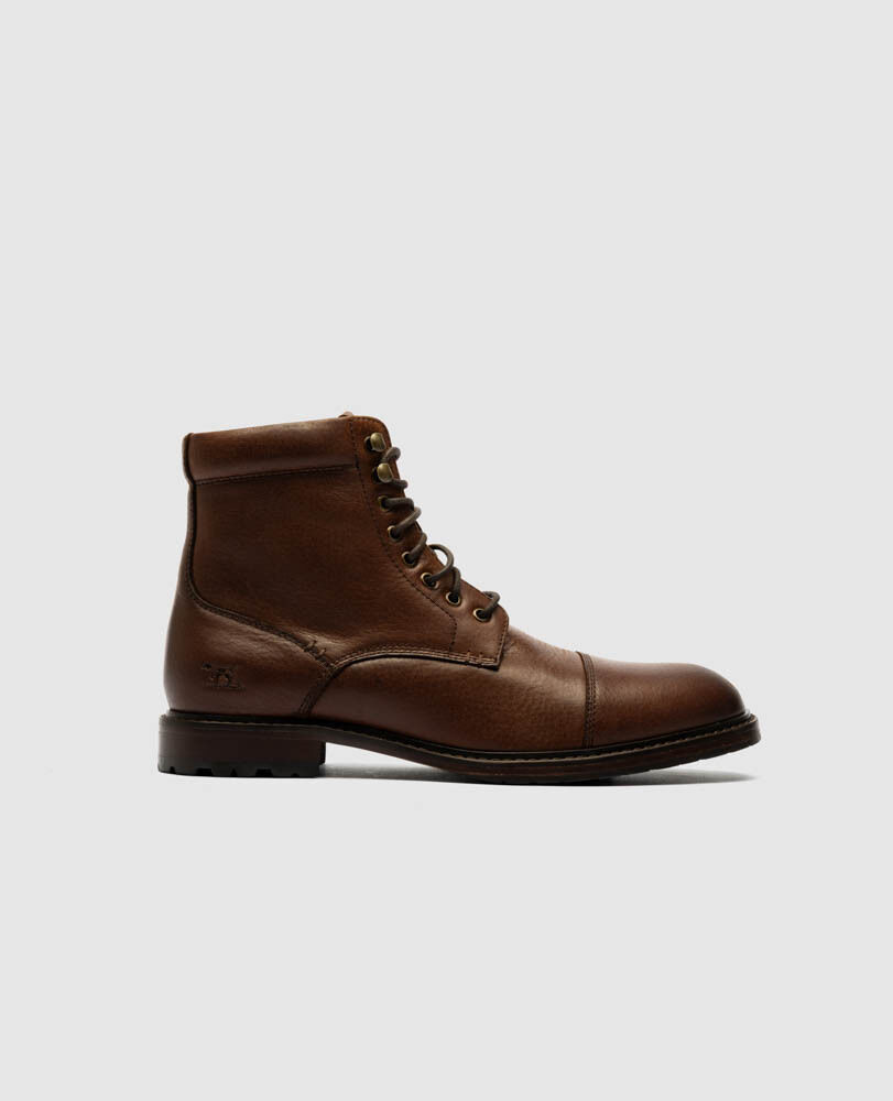 Glenorchy 1946 Military Boot, COGNAC, Front