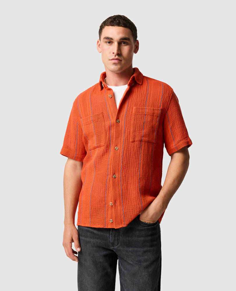 Point Break Shirt, TANGERINE, Front
