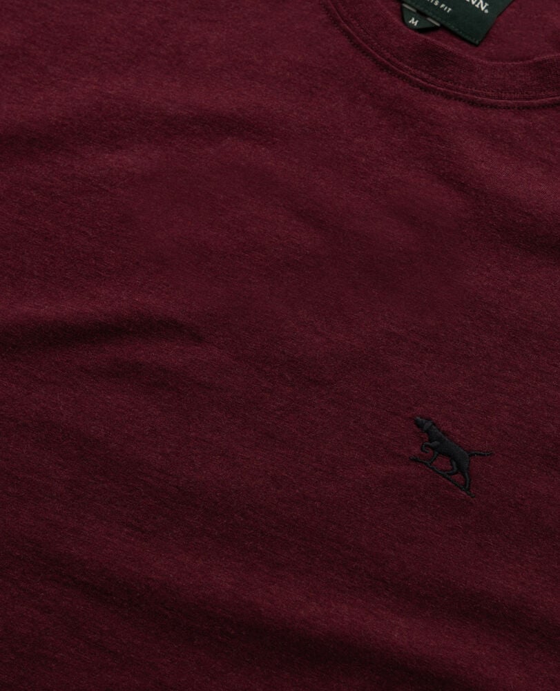 The Gunn Sports Fit Tee 2.0, OXBLOOD, Detail 2