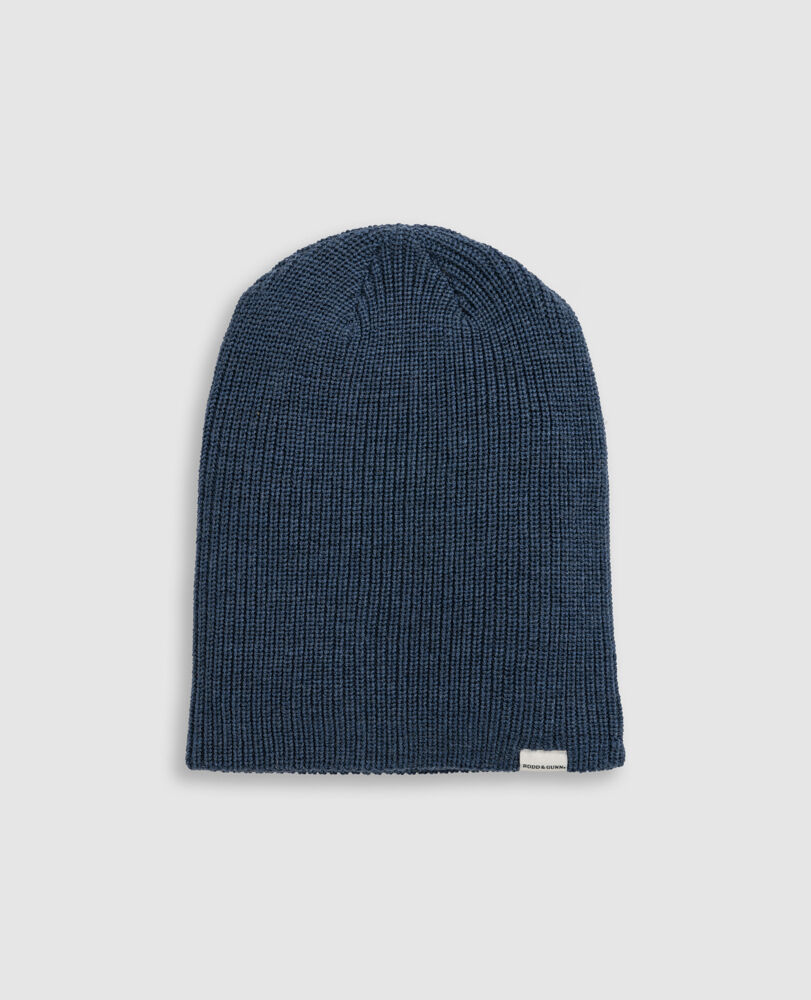 Gunn Beanie, DENIM, Off Front