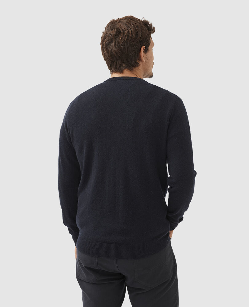Pullover Queenstown, DUNKLES MEERBLAU, Flat Lay