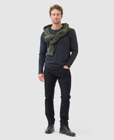 Ls Gunn T-Shirt , CHARCOAL