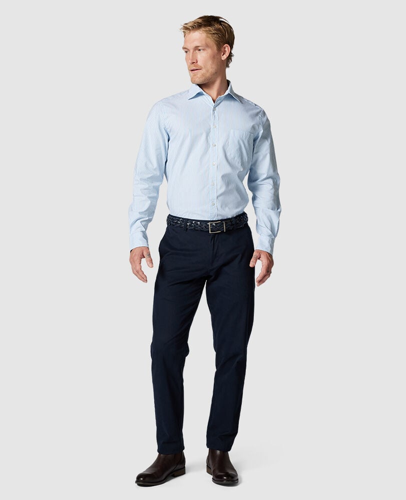 York Bay Shirt, GLACIER, Off Front