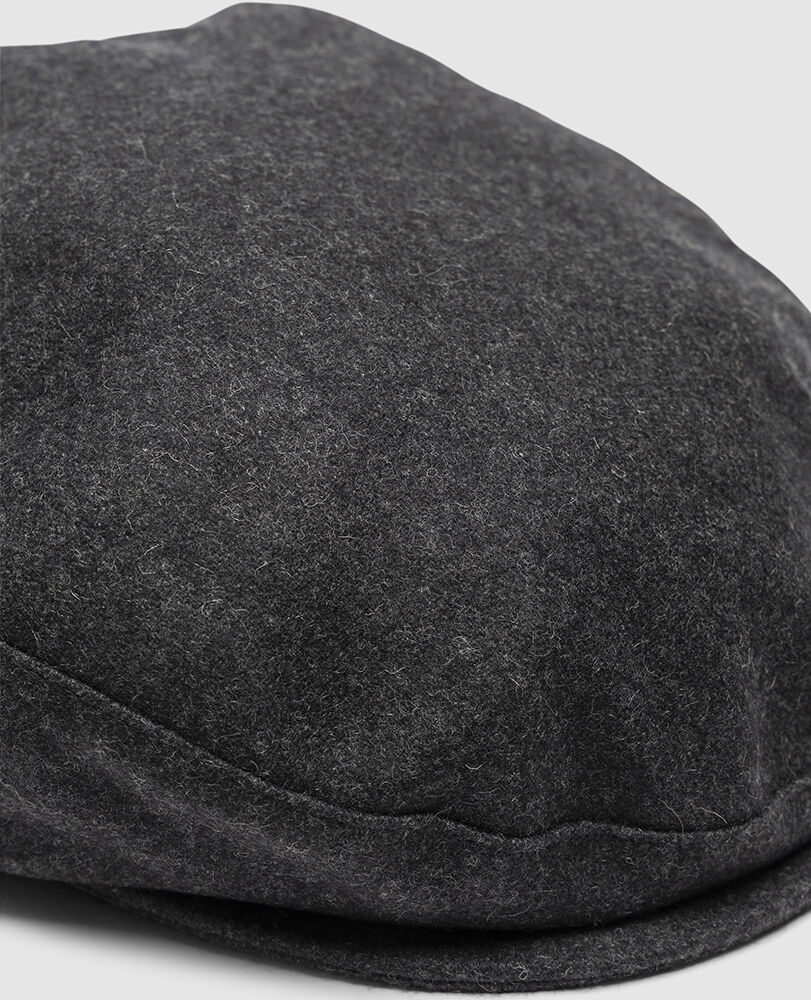 Casquette plate Trafalgar Park, NOIR, Detail 2