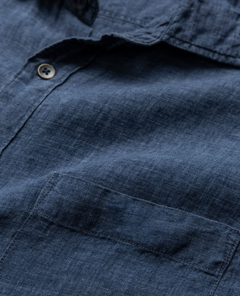 Coromandel Sports Fit Shirt, MARINE, Detail 2