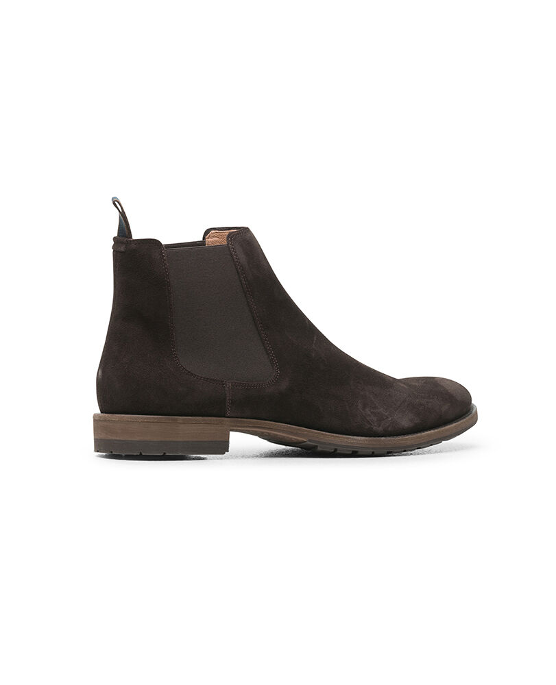 Murphys Road Chelsea Boot, DARK CHOCOLATE, Flat Lay