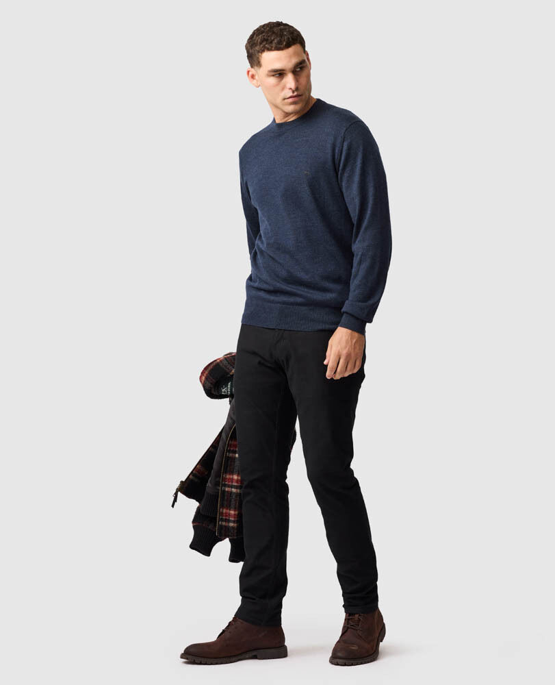 York Bay Knit, BLEU NUIT, Off Front